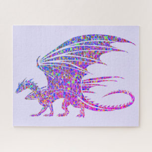 Puzzle Amazing Mosaic Dragon Purple