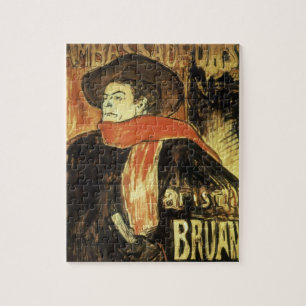 Puzzle Ambassadeurs, Aristide Bruant par Toulouse Lautrec