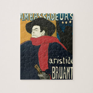 Puzzle Ambassadeurs, Artistide Bruant par Toulouse Lautre