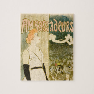 Puzzle Ambassadeurs Yvette Guilbert par Theophile Steinle