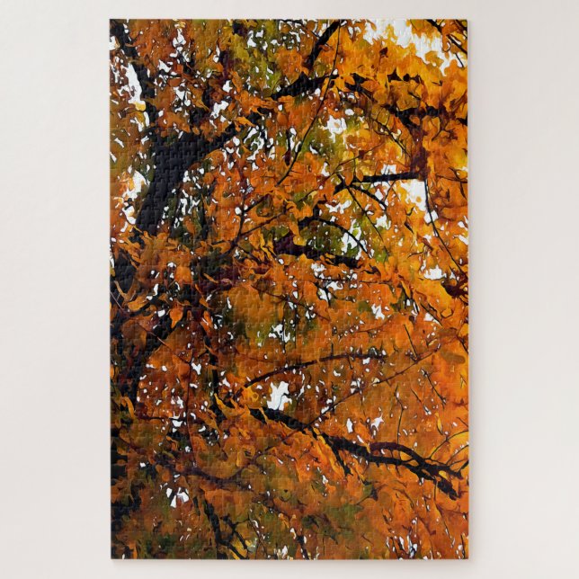 Puzzle Ambre Feuilles de l'automne (Vertical)