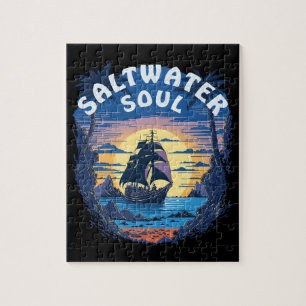 Puzzle Âme d'eau salée - Vieux Galleon Bateau