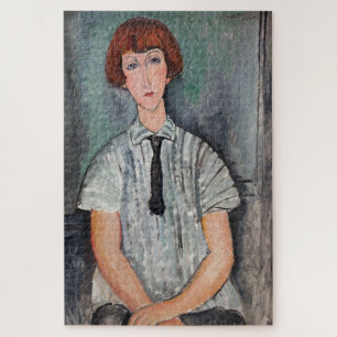Puzzle Amedeo Modigliani - Jeune fille dans une blouse ra