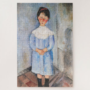Puzzle Amedeo Modigliani - Petite fille en bleu