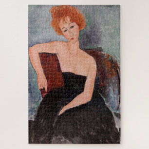 Puzzle Amedeo Modigliani - Robe de soirée pour filles rou