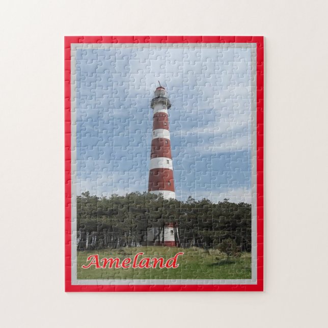 Puzzle Ameland - Pays-Bas - Îles frisonnes - Phare (Vertical)