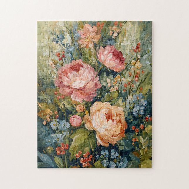 Puzzle Aménagement floral luxuriant (Vertical)