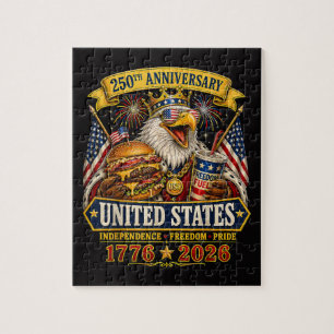 Puzzle Américain 1776 2026 250e 4 juillet Fête de l'Indép