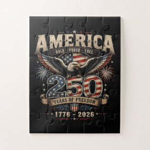 Puzzle Américain 250e anniversaire patriotique États-Unis