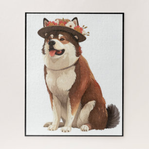 Puzzle American Akita chien de Fairy conte livre 1