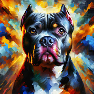 Puzzle American Bull Pitbull Chien Acrylique Imprimer