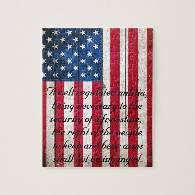 Puzzle American Flag & 2e amendement (Vertical)