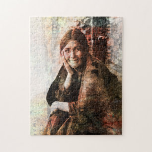 Puzzle amérindien abstrait