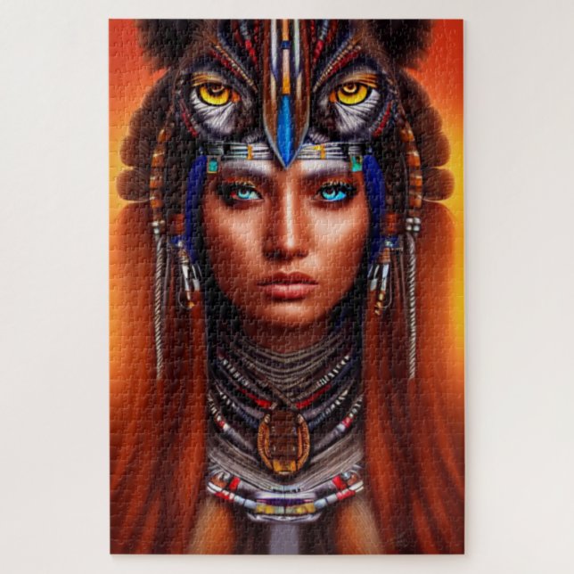 Puzzle amérindien Apache (Vertical)