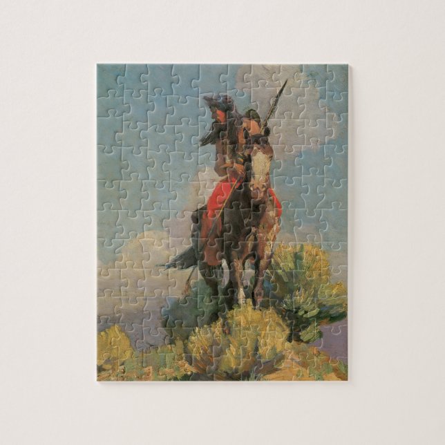 Puzzle Amérindiens de collection, anomalie Crow par Dunto (Vertical)