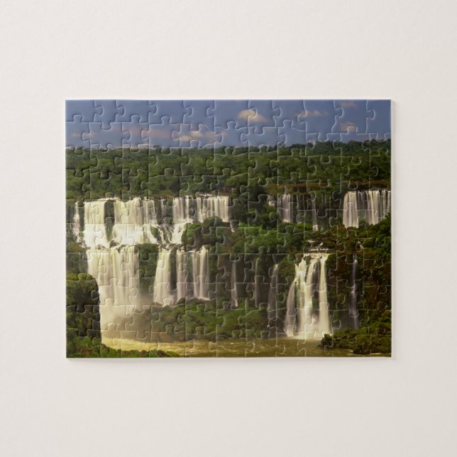 Puzzle Amérique du Sud, Argentine, Brésil, Chutes d'Iguac (Horizontal)