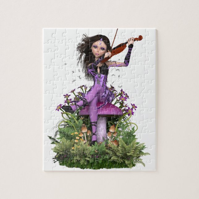 Puzzle Amethyst Fairy ~ Sweet Melody (Vertical)