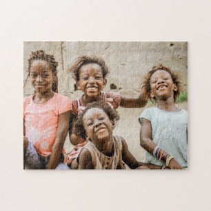 Puzzle Amis de rire souriantes Filles africaines
