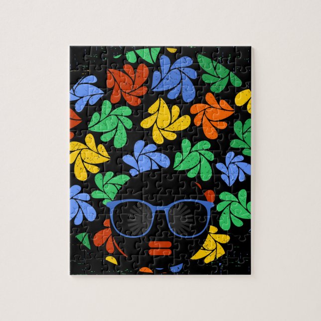 Puzzle Amour Afro Coloré (Vertical)