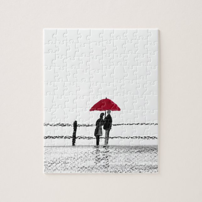 Puzzle Amour couple anniversaire (Vertical)