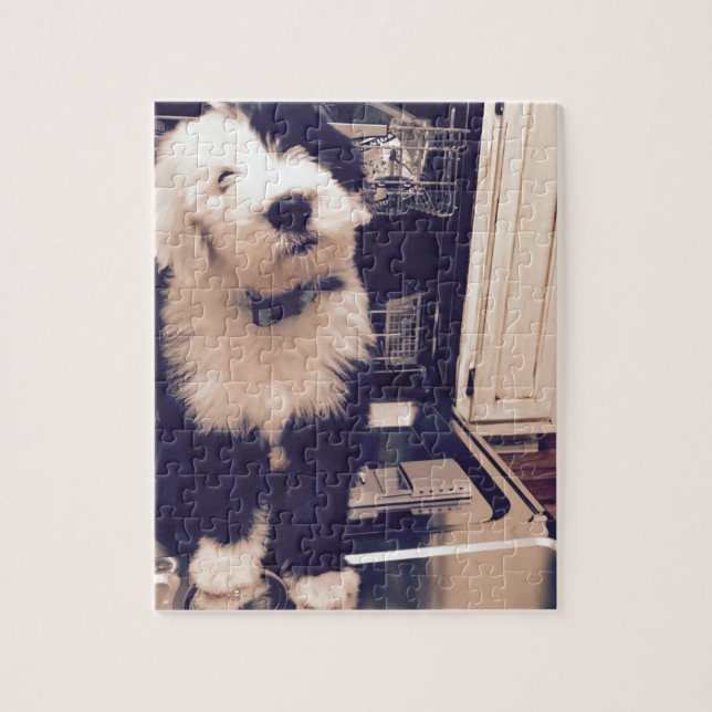 Puzzle Amour de chien de berger (Vertical)