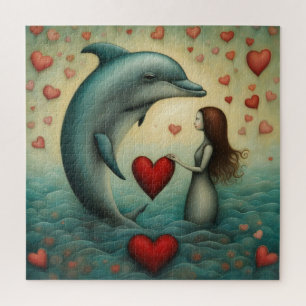 Puzzle Amour de dauphin 1