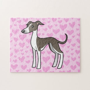 Puzzle Amour de lévrier/whippet/lévrier italien