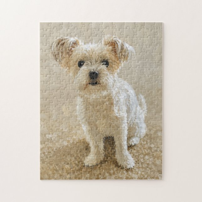 Puzzle Amour de Morkie (Vertical)
