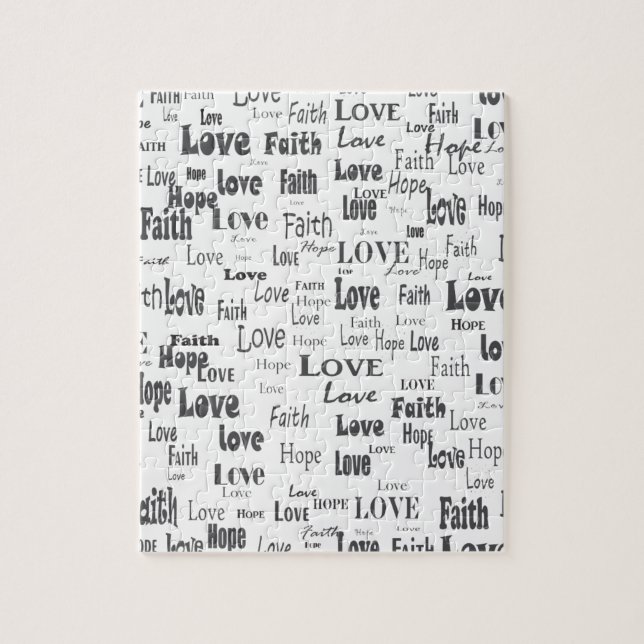 Puzzle Amour d'espoir de foi (Vertical)