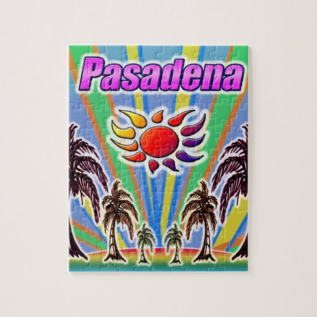 Puzzle Amour d'été à Pasadena (Vertical)