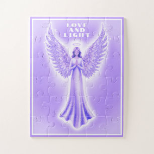 Puzzle Amour Et Lumière Violet Guérir Angel 30 Pièce