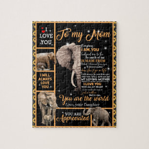 Puzzle Amour maman   Lettre À Ma Mère Vous Êtes Le Monde