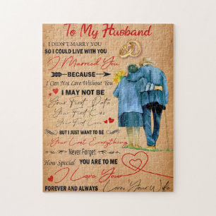 Puzzle Amour Mari Lettre À Mon Mari Je T'Aime