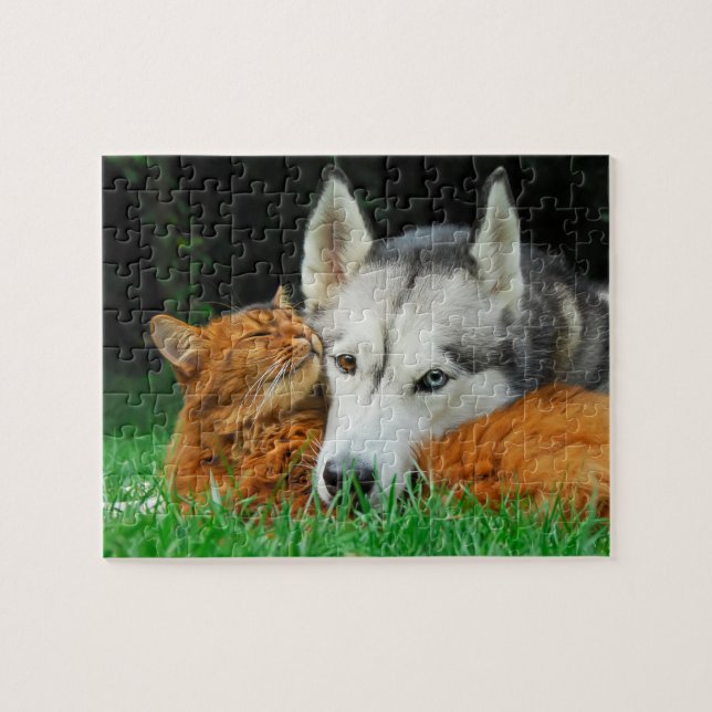 Puzzle Amour mignon somalien de petit groupe d'amis de (Horizontal)