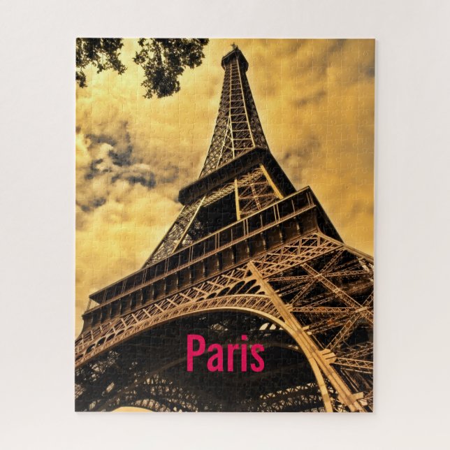 Puzzle Amour & Romance Ville de Paris Tour Eiffel France (Vertical)