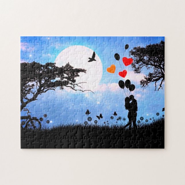 Puzzle Amour - Romantique - En amour - (Horizontal)