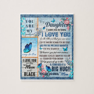 Puzzle Amoureux de la fille | À ma fille amour maman