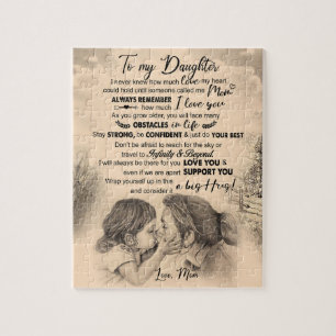 Puzzle Amoureux de la fille   À ma fille amour maman