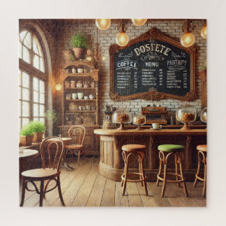 Puzzle Amoureux du café amusant
