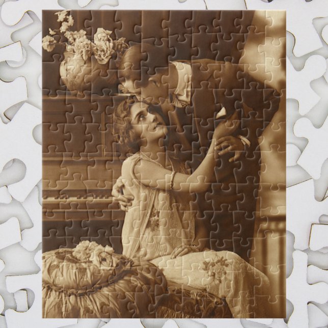 Puzzle Amoureux Vintage, Musique Romantique Amoureuse (Créateur téléchargé)