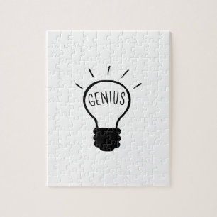 Puzzle Ampoule en noir et blanc