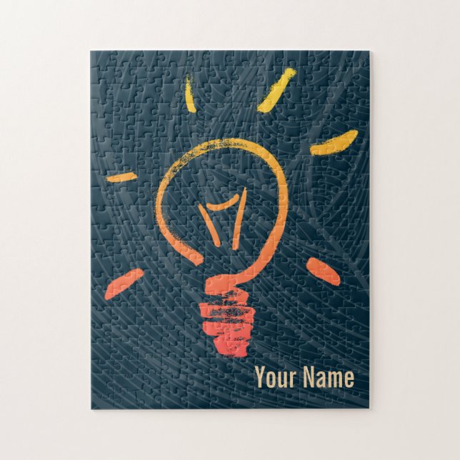 Puzzle Ampoule lampe rétro ampoule électricien intelligen (Vertical)