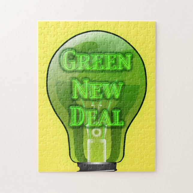 Puzzle Ampoule verte New Deal (Vertical)