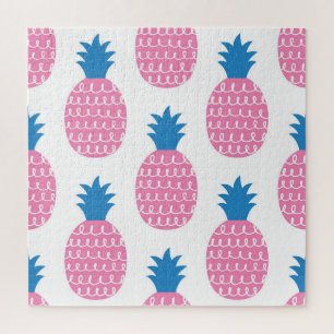Puzzle Amusant ananas, Design Vintage sans couture.