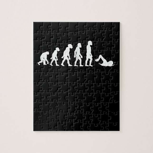 Puzzle Amusant Nage Humain Évolution Nage Conception nage (Vertical)