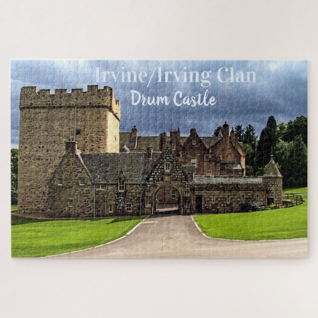 Puzzle Amusant Scotland Irvine/Irving Clan's Drum Castle (Horizontal)