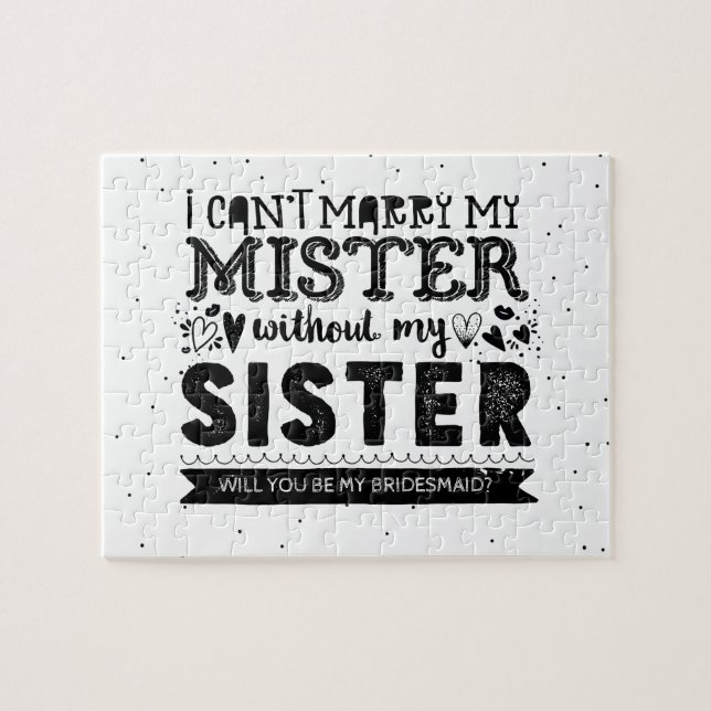 Puzzle Amusant Serez-Vous Ma Proposition D'Épouse ? (Horizontal)