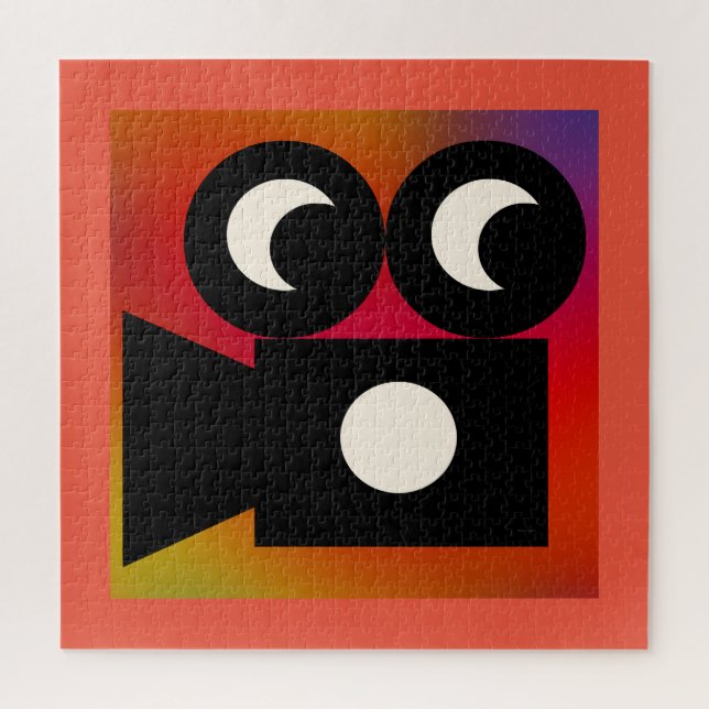 Puzzle Amusant Visage Caméra Enfants (Vertical)