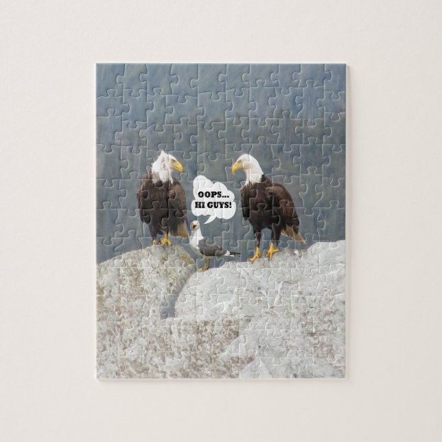 Puzzle Amusants aigles et mouettes (Vertical)