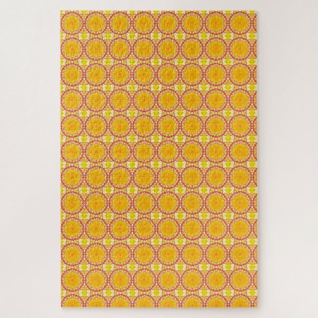 Puzzle Amusement avec orange et rouge (Vertical)